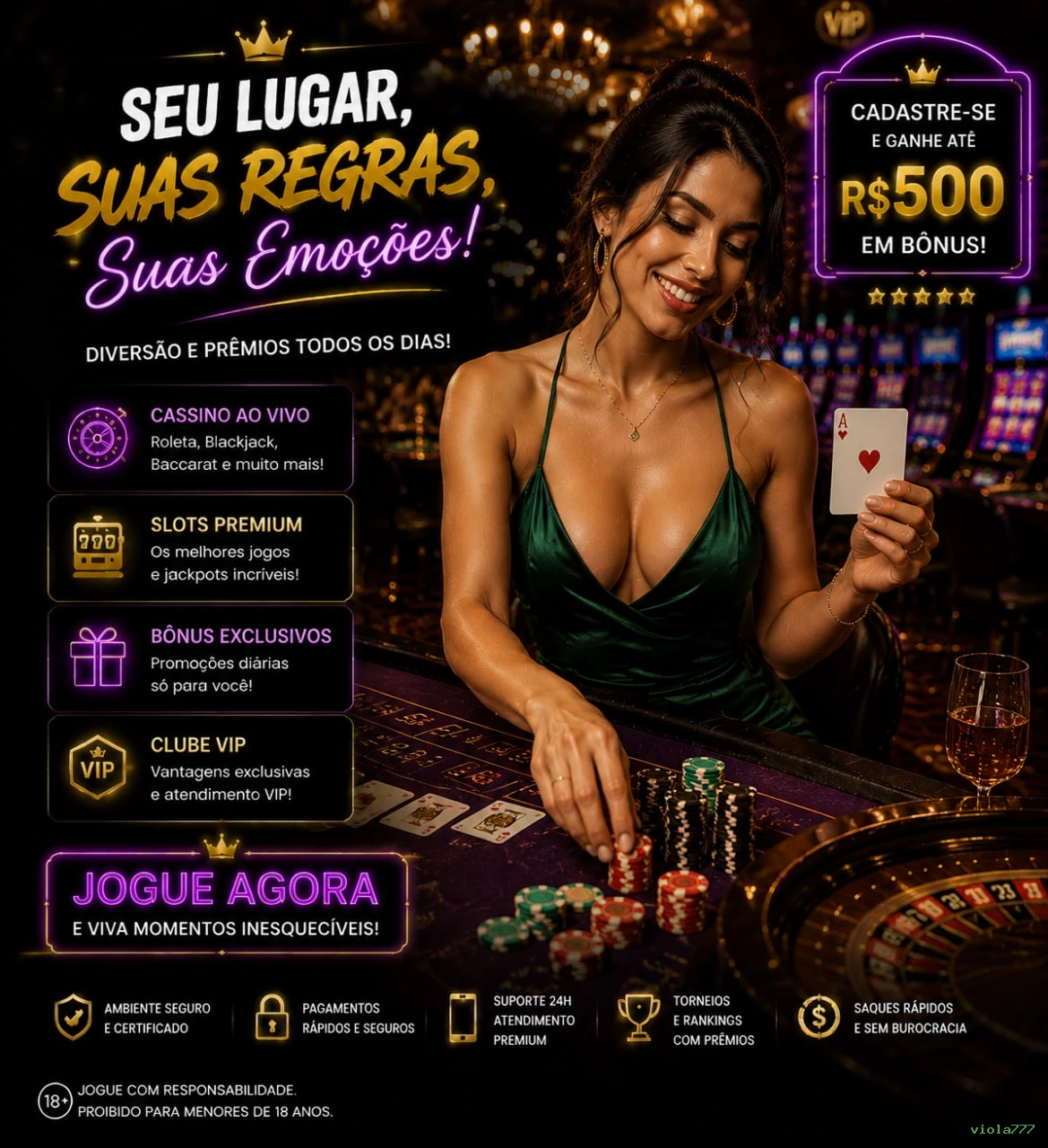 viola777: Entre no Mundo Mágico das Cartas e Transforme Seu Jogo